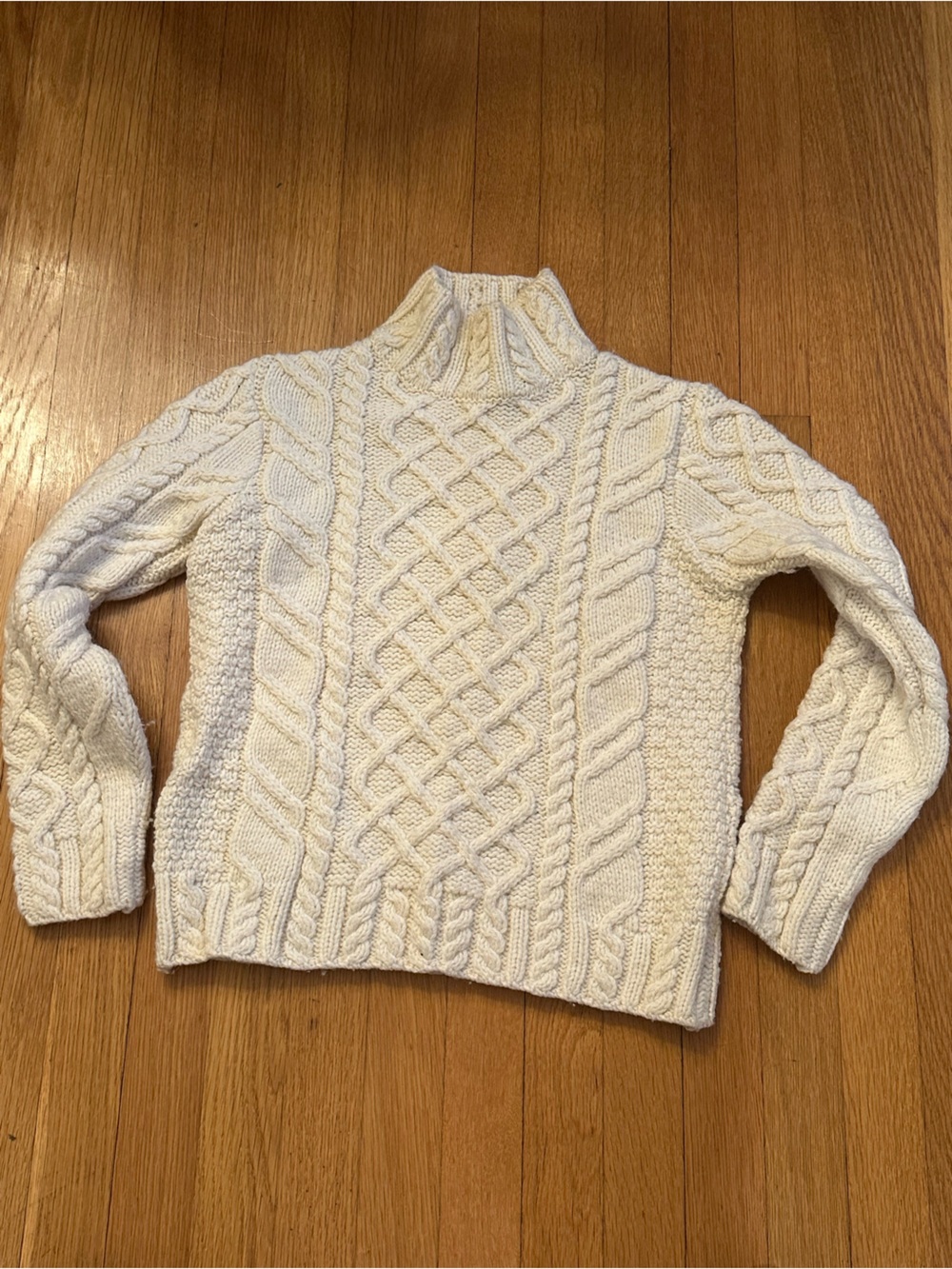 Paul James Cable Fisherman’s Sweater Wool Cottage